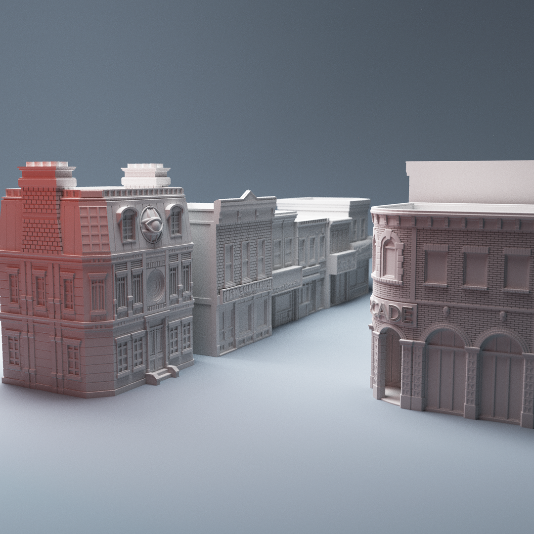 Corvus Games Terrain 3D printable Phase 5 Bundle for Marvel Crisis Protocol and The Walking Dead. Bleecker Street, Hells Kitchen, Mystical House and Arcade for tabletop gaming