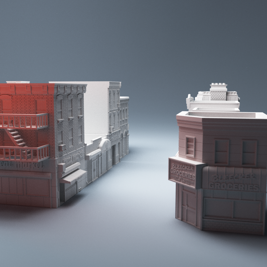 Corvus Games Terrain 3D printable Phase 5 Bundle for Marvel Crisis Protocol and The Walking Dead. Bleecker Street, Hells Kitchen, Mystical House and Arcade for tabletop wargames