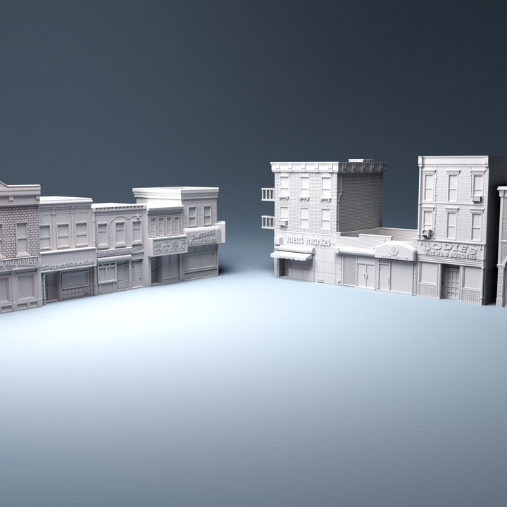Corvus Games Terrain 3D printable Phase 5 Bundle for Marvel Crisis Protocol and The Walking Dead. Bleecker Street, Hells Kitchen, Mystical House and Arcade for tabletop wargames 40mm