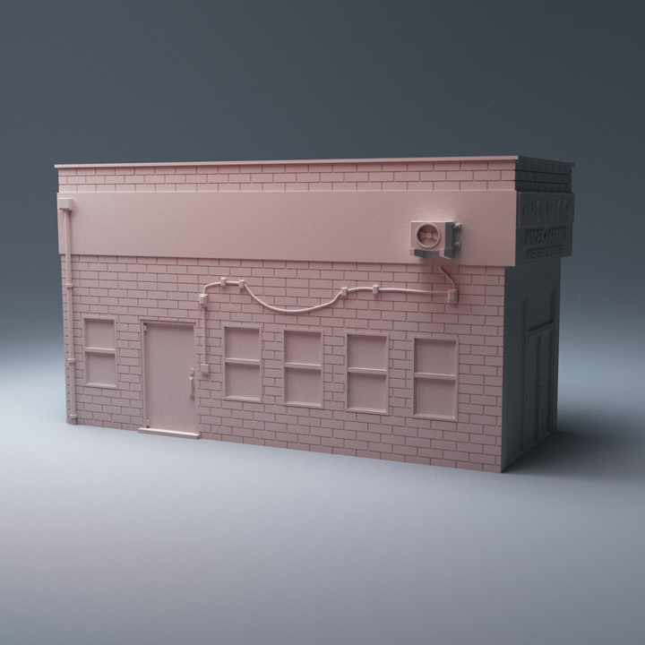 Corvus Games Terrain 3D printable Really Tropical Hot Dog Building for 28mm - 40mm tabletop miniatures wargames