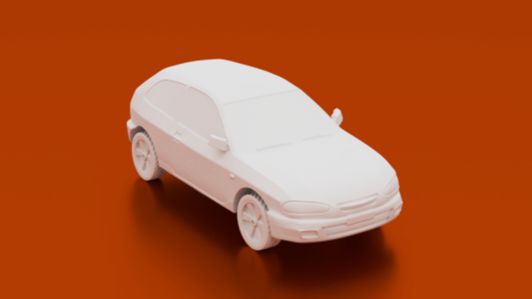 Corvus Games Terrain 3D printable Small car  for urban games like Fallout, The Walking Dead, This Is Not a Test, Marvel Crisis Protocol, Last Days 28mm
