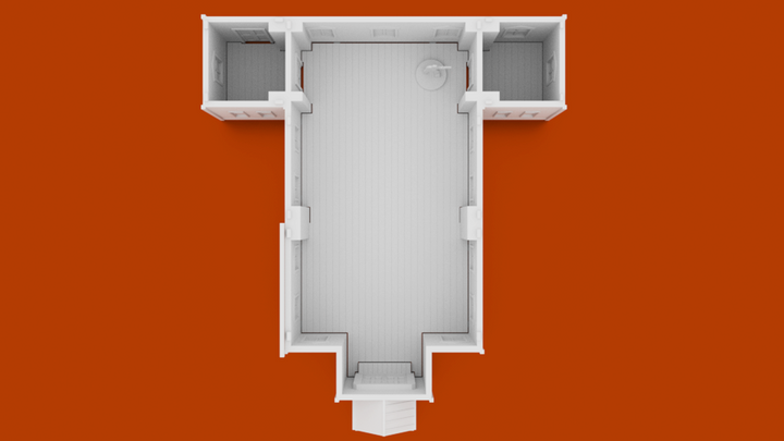 Corvus Games Terrain 3D printable St Gabriels Church for Last Days, The Walking Dead, Marvel Crisis Protocol