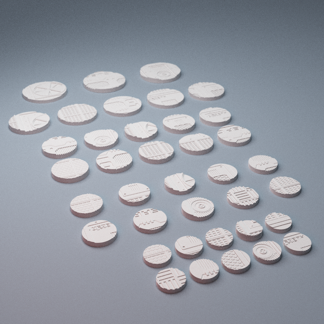 Corvus Games Terrain 3D printable Starbase Epsilon miniature bases for 28mm tabletop wargaming