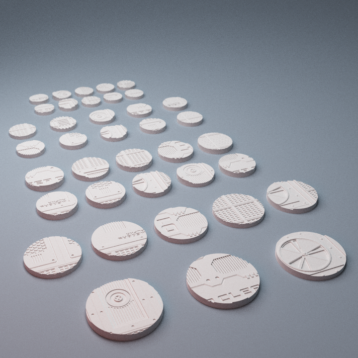 Corvus Games Terrain 3D printable Starbase Epsilon miniature bases for 28mm tabletop wargaming