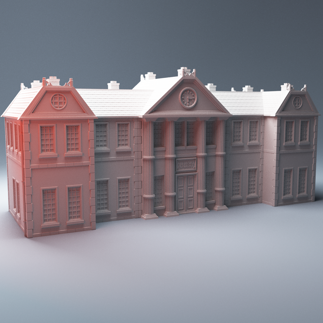 Corvus Games Terrain 3D printable Stewart Academy Xavier School for Marvel Crisis Protocol X Men 40mm tabletop wargaming