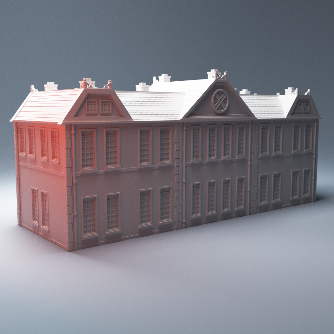 Corvus Games Terrain 3D printable Stewart Academy Xavier School for Marvel Crisis Protocol X Men 40mm tabletop wargaming