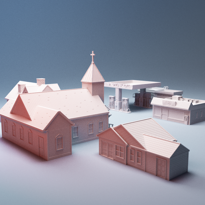 Urban Suburbia Bundle Digital STL 3D printable