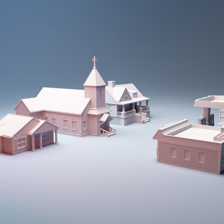 Urban Suburbia Bundle Digital STL 3D printable