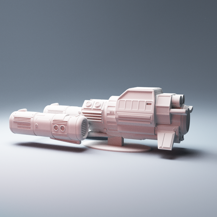 Corvus Games Terrain 3D printable W3V Personal Cargo Speeder for Star Wars Legion, Warhammer 40k, Infinity, Gate of Antares, Star Breach, Judge Dredd 28mm - 32mm scifi tabletop wargaming