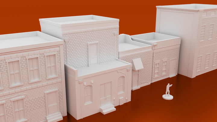 Urban Groveham Town Bundle Digital STL 3D printable