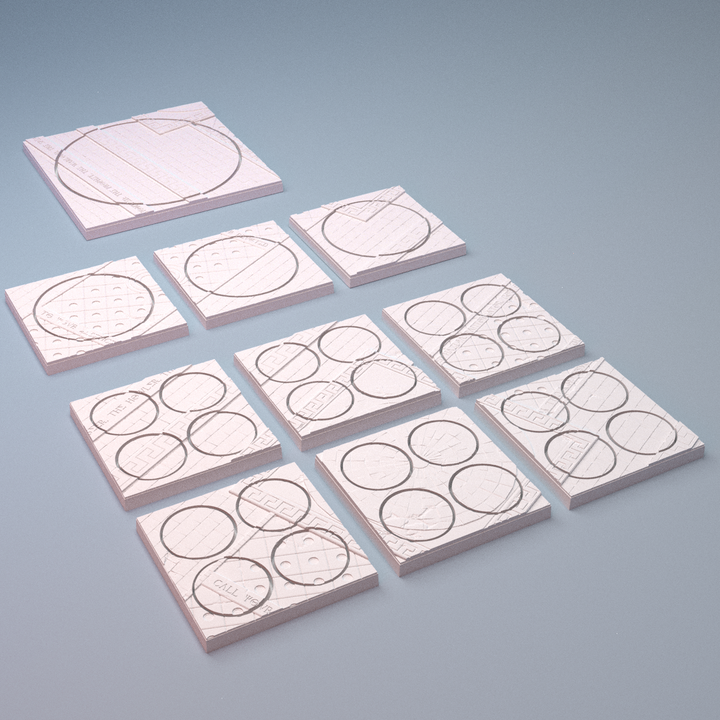 Corvus Games Terrain 3D printable conquest compatible bases and stands tabletop wargaming