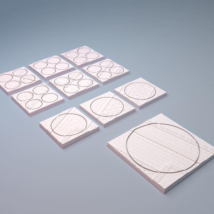Corvus Games Terrain 3D printable conquest compatible bases and stands tabletop wargaming
