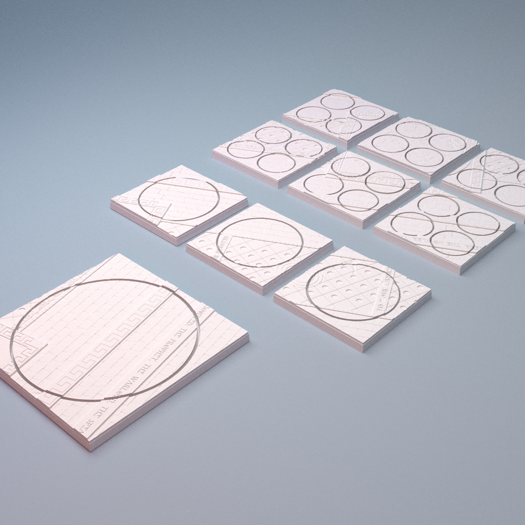 Corvus Games Terrain 3D printable conquest compatible bases and stands tabletop wargaming