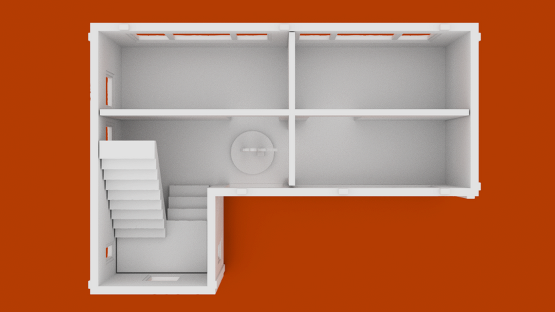 Corvus Games Terrain 3D printable middle eastern apartment block for 28mm modern urban wargaming Spectre Operations, The Walking Dead, Fallout, 28mm middle eastern internal floor layout