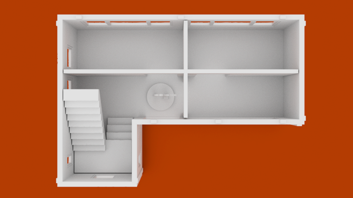 Corvus Games Terrain 3D printable middle eastern apartment block for 28mm modern urban wargaming Spectre Operations, The Walking Dead, Fallout, 28mm middle eastern internal floor layout