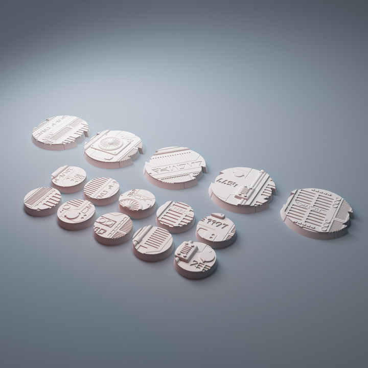 Corvus Games Terrain 3D printable miniatures bases compatible with Star Wars Legion 5 sizes including ovalCorvus Games Terrain 3D printable miniatures bases compatible with Star Wars Legion 5 sizes including oval
