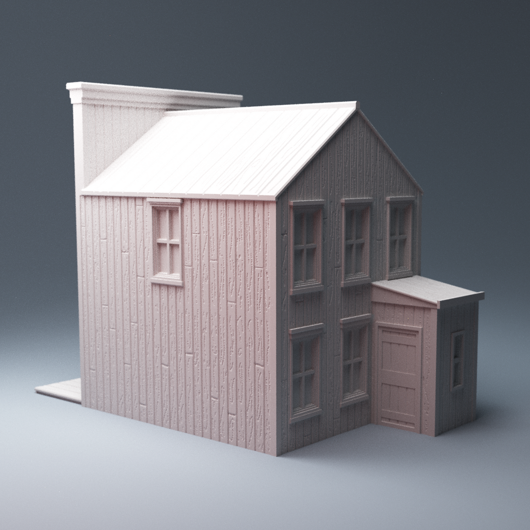 Corvus Games Terrain 3D printable old west 28mm scale General Store Wild West Exodus, Draculas America, WWX, Dead Mans Hand, western civil war