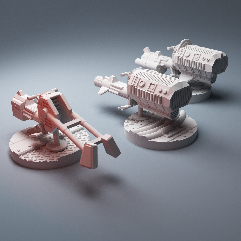 Corvus Games Terrain 3D printable scifi Hover Bikes for 28mm - 34mm tabletop wargaming