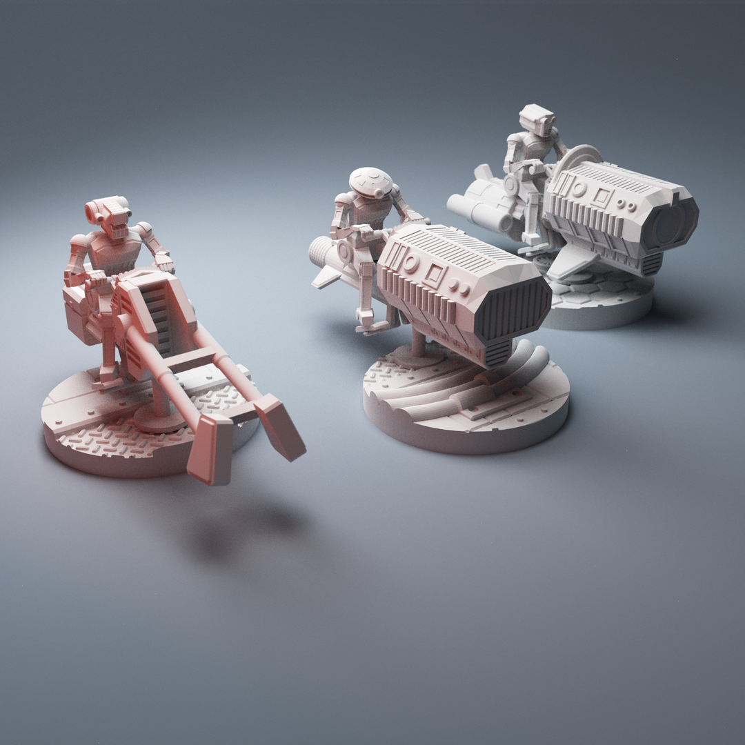 Corvus Games Terrain 3D printable scifi Hover Bikes for 28mm - 34mm tabletop wargaming