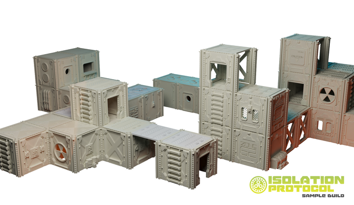 Corvus Games Terrain 3D printable modular scifi tabletop wargaming terrain from the Isolation Protocol kickstarter