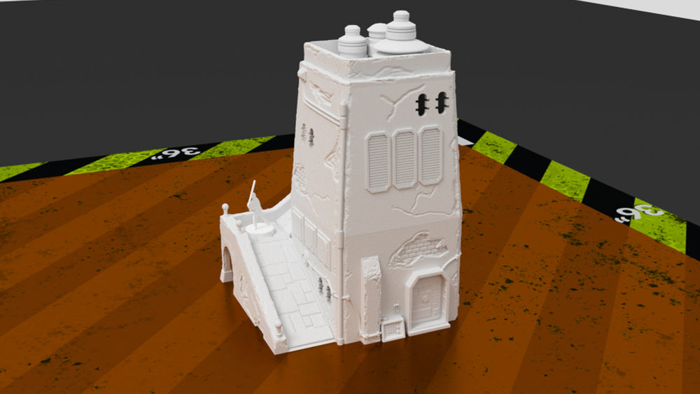 Corvus Games Terrain 3D printable tabletop wargaming scenery creating Jedha for Star Wars Legion