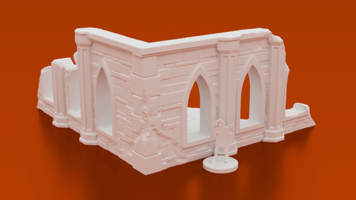 Corvus Games Terrain 3D printable Arcane Ruins fantasy terrain for Warhammer Age of Sigmar, Kill Team, 40K and Frostgrave