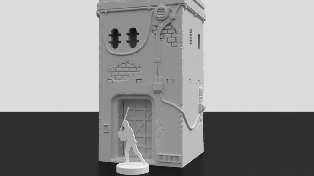 Corvus Games Terrain 3D printable Jedha scenery for Star Wars Legion