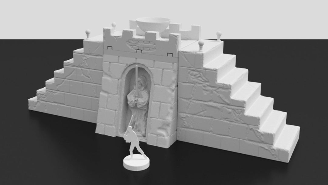 Corvus Games Terrain 3D printable Jedha scenery for Star Wars Legion
