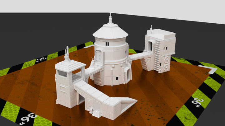 Corvus Games Terrain 3D printable Outpost Beta scenery for Star Wars Legion tabletop wargaming