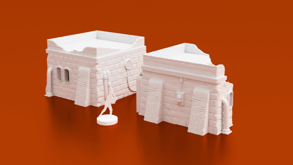 Corvus Games Terrain 3D printable Desert Town House for Star Wars Legion