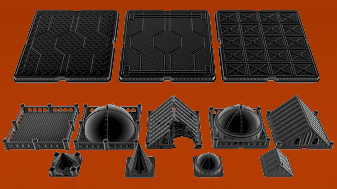 Corvus Games Terrain 3D printable Warhammer 40K and Kill Team compatible terrain Sector Corvus Prime