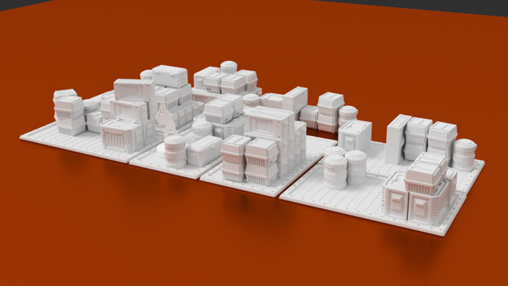 Corvus Games Terrain 3D printable cargo pallets for Star Wars Legion and Warhammer 40K, Kill Team