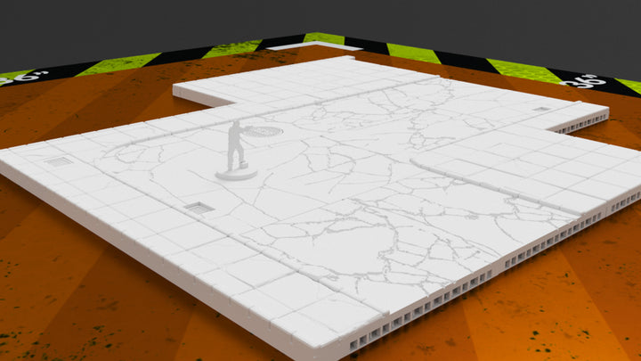 Urban Modular Road Tiles Digital STL 3D printable