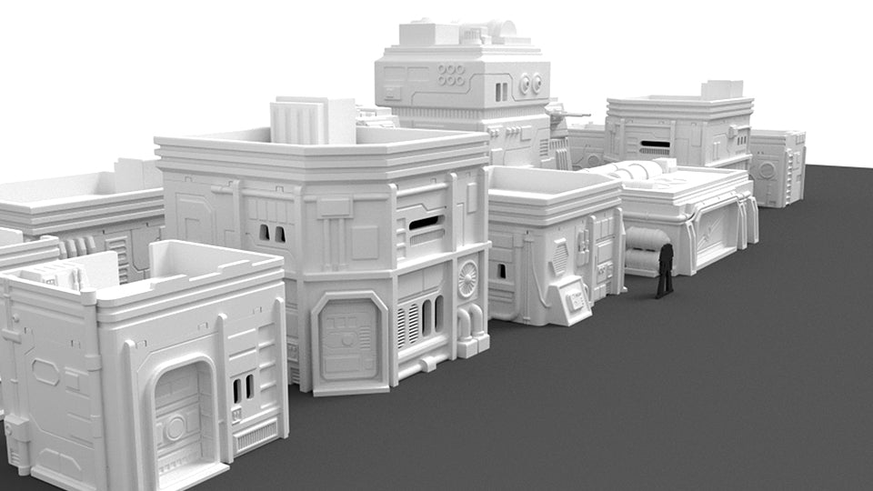 Corvus Games Terrain 3D printable scenery bundle for wargaming and Star Wars Legion
