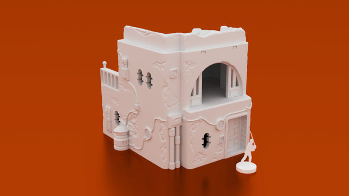 Corvus Games Terrain 3D printable scenery for Star Wars Legion Pilgrim City Jedha range