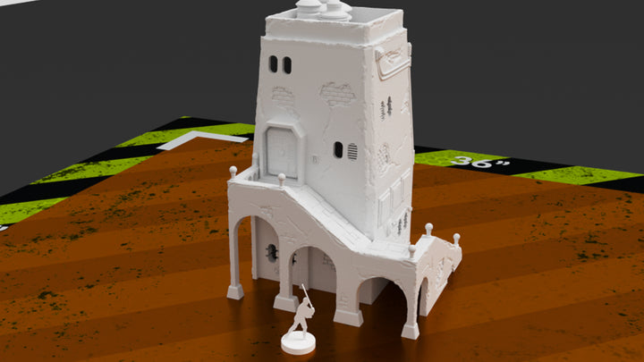 Corvus Games Terrain 3D printable tabletop wargaming scenery creating Jedha for Star Wars Legion