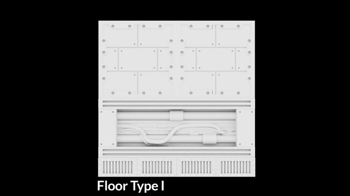 Corvus Games Terrain 3D printable Industrial Chemzone modular scenery for grim dark, scifi and galactic battles themed 28mm - 34mm tabletop wargames