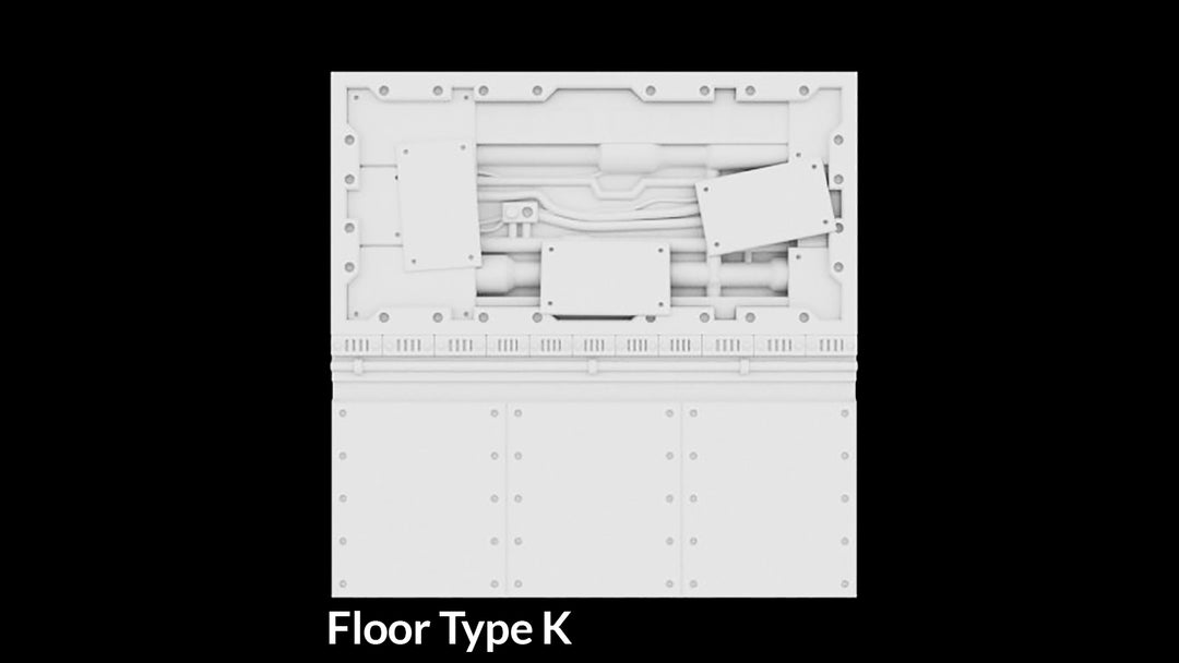 Corvus Games Terrain 3D printable Industrial Chemzone modular scenery for grim dark, scifi and galactic battles themed 28mm - 34mm tabletop wargames