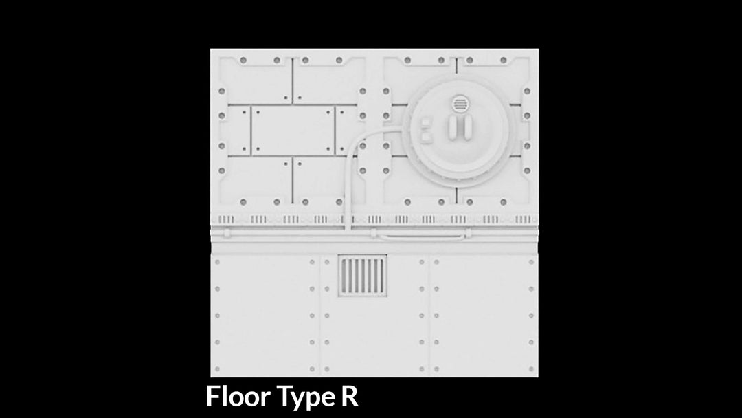 Corvus Games Terrain 3D printable Industrial Chemzone modular scenery for grim dark, scifi and galactic battles themed 28mm - 34mm tabletop wargames