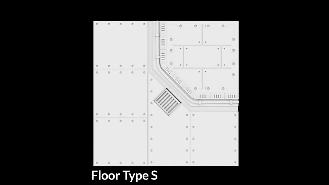 Corvus Games Terrain 3D printable Industrial Chemzone modular scenery for grim dark, scifi and galactic battles themed 28mm - 34mm tabletop wargames