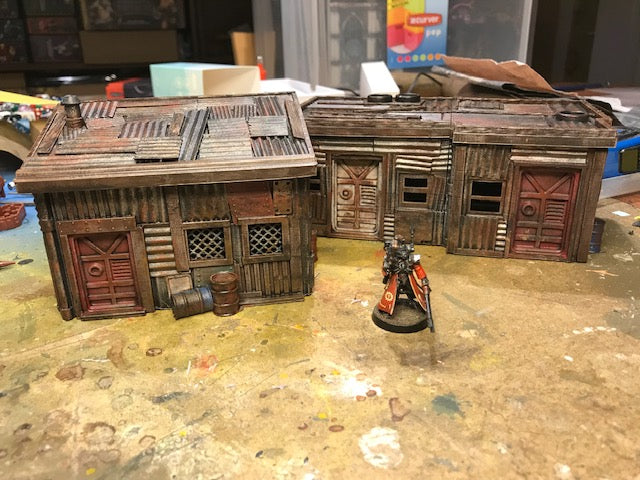 Corvus Games Terrain 3D printed post apocalyptic fencing for 28mm tabletop wargaming like Fallout, The Walking Dead, This is Not a Test, Warhammer 40k, Kill Team and more