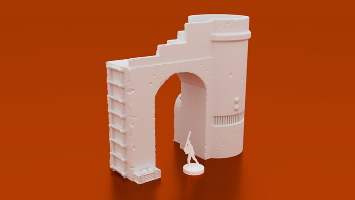 Corvus Games Terrain 3d printable Nursery building Kaarsohn's Refuge for Star Wars Legion Mandalorian