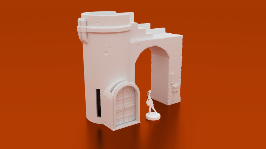 Corvus Games Terrain 3d printable Nursery building Kaarsohn's Refuge for Star Wars Legion Mandalorian