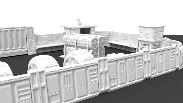 Corvus Games Terrain 3D printable scenery set for Star Wars Legion