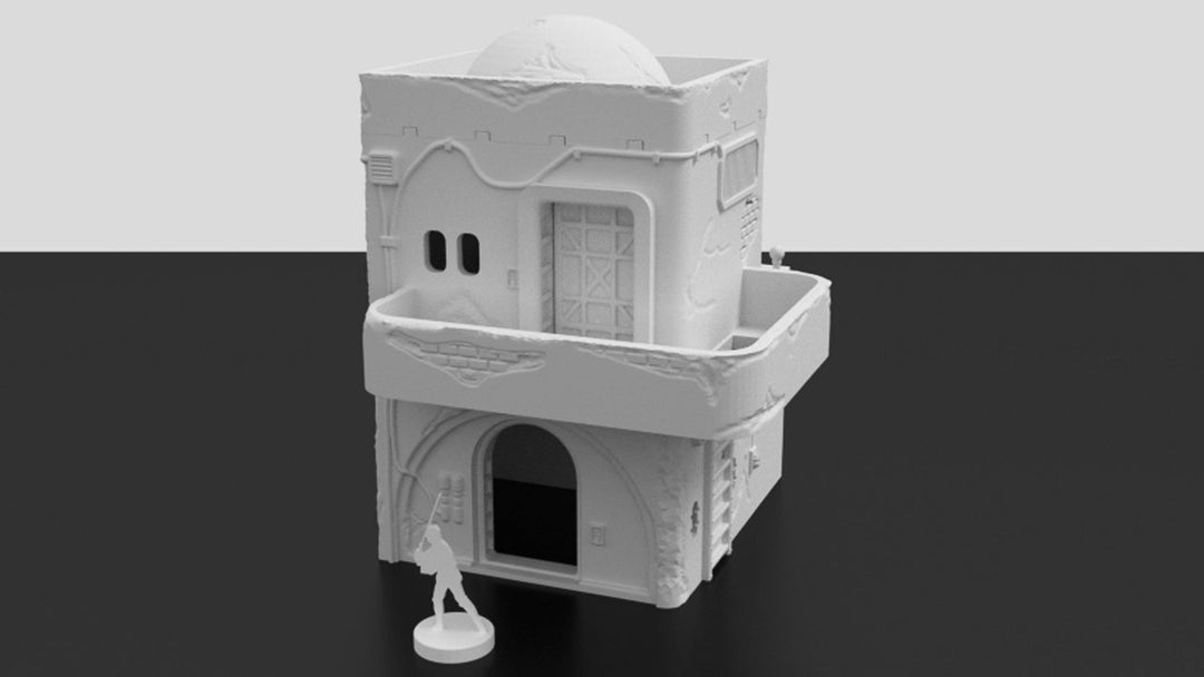 Corvus Games Terrain 3D printable Jedha scenery for Star Wars Legion