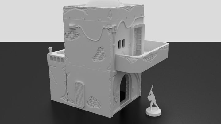 Corvus Games Terrain 3d printable Jedha Pilgrim City House for Star Wars Legion tabletop wargame