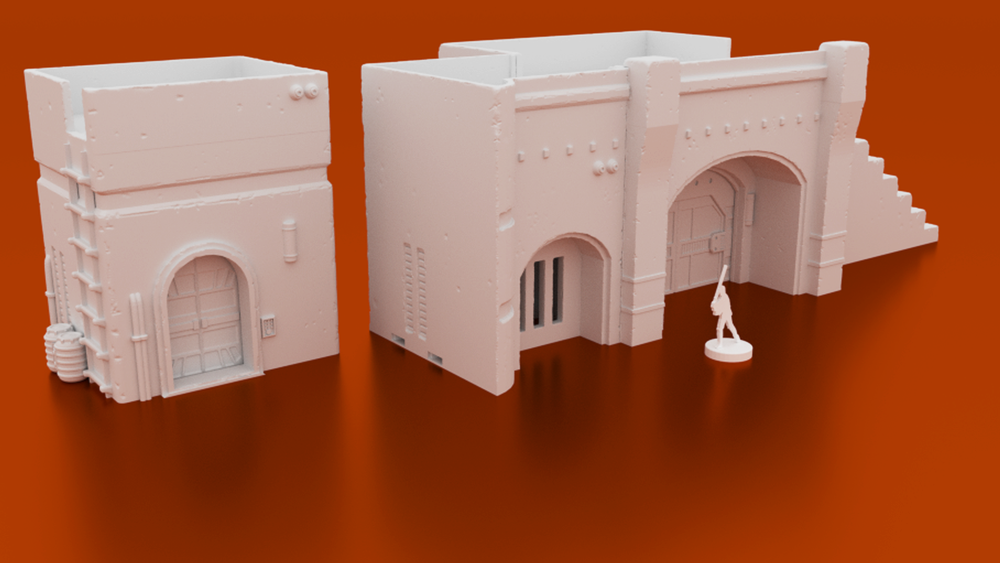 Corvus Games Terrain 3d printable Nursery building Kaarsohn's Refuge for Star Wars Legion Mandalorian