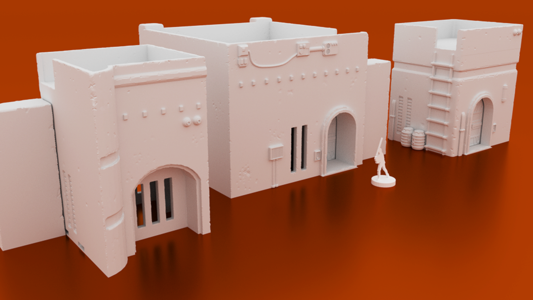 Corvus Games Terrain 3d printable Nursery building Kaarsohn's Refuge for Star Wars Legion Mandalorian