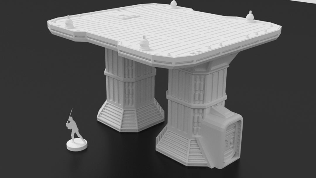 Corvus Games Terrain 3d printed Landing Pad for Star Wars Legion