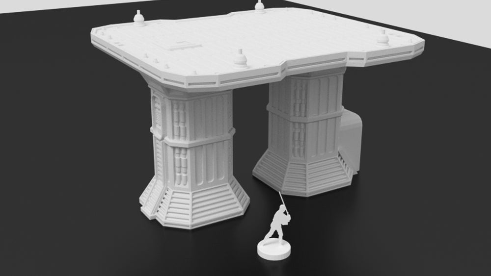 Corvus Games Terrain 3d printed Landing Pad for Star Wars Legion 3